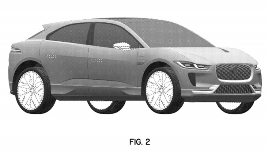 2022捷豹I-Pace专利图纸暗示有小幅更新