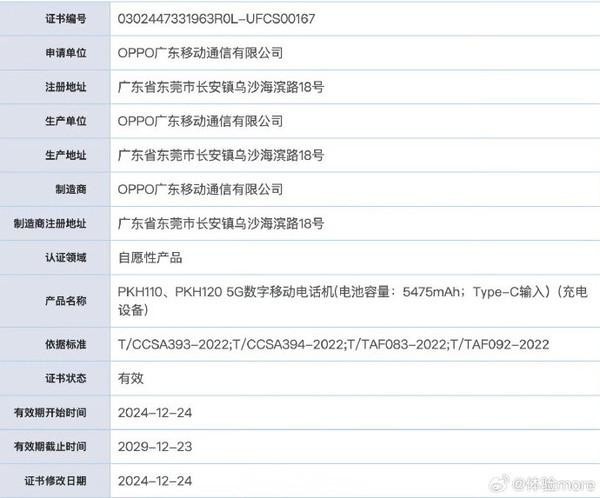 OPPO Find N5参数规格汇总：防水等级拉满 全球最薄？