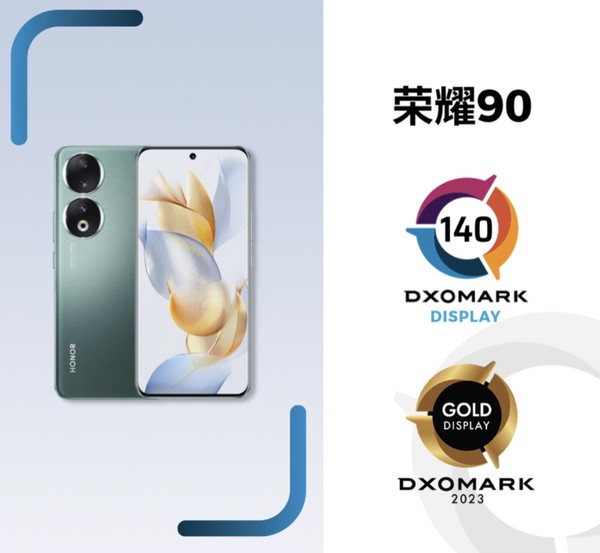 DXOMARK公布荣耀90屏幕得分 140分同价位机型第一