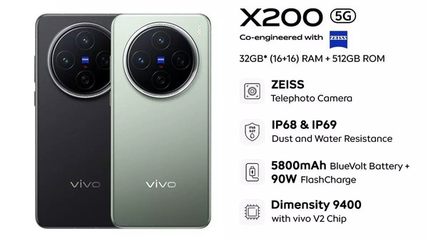 vivo X200 Pro将成印度市场首款2亿潜望手机 或12月发布